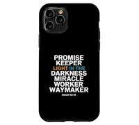Promise Keeper Light in The Darkness Miracle Worker Waymaker Coque pour iPhone 11 Pro