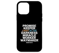 Promise Keeper Light in The Darkness Miracle Worker Waymaker Coque pour iPhone 12 Mini