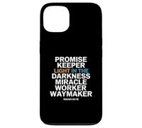 Promise Keeper Light in The Darkness Miracle Worker Waymaker Coque pour iPhone 13
