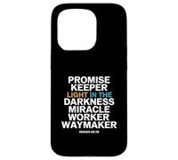 Promise Keeper Light in The Darkness Miracle Worker Waymaker Coque pour iPhone 15 Pro