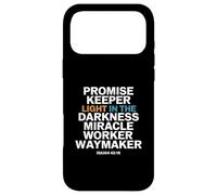 Promise Keeper Light in The Darkness Miracle Worker Waymaker Coque pour iPhone 17 Pro Max