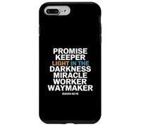 Promise Keeper Light in The Darkness Miracle Worker Waymaker Coque pour iPhone 7 Plus/8 Plus