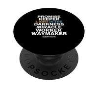 Promise Keeper Light in The Darkness Miracle Worker Waymaker PopSockets PopGrip Adhésif