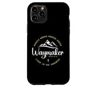 Promise Keeper Miracle Worker Waymaker Christian Mom Dad Coque pour iPhone 11 Pro