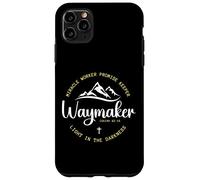 Promise Keeper Miracle Worker Waymaker Christian Mom Dad Coque pour iPhone 11 Pro Max