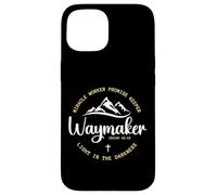 Promise Keeper Miracle Worker Waymaker Christian Mom Dad Coque pour iPhone 15