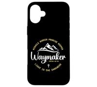 Promise Keeper Miracle Worker Waymaker Christian Mom Dad Coque pour iPhone 16 Plus