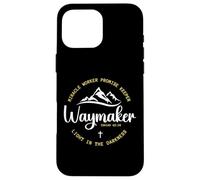 Promise Keeper Miracle Worker Waymaker Christian Mom Dad Coque pour iPhone 16 Pro Max