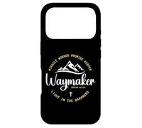 Promise Keeper Miracle Worker Waymaker Christian Mom Dad Coque pour iPhone 17 Pro