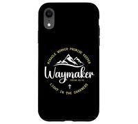 Promise Keeper Miracle Worker Waymaker Christian Mom Dad Coque pour iPhone XR