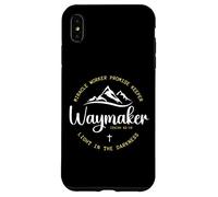 Promise Keeper Miracle Worker Waymaker Christian Mom Dad Coque pour iPhone XS Max