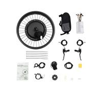 PromiseFly Ebike Kit de conversion de roue avant 20" 1000 W DC 48 V 38-45 km/h Kit de conversion de moyeu de vélo électrique avec affichage LCD, unité de commande, kit de levier de frein électrique