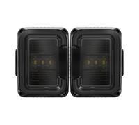 PromiseFly Feux arrière LED version Euro pour JK JKU 2007-2017 1 paire | Kit de feux arrière en ABS et PMMA avec feu stop et feu de recul pour des signaux clairs lors de la conduite de nuit
