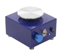 PromiseFly Mini disque de poterie électrique 0 à 2000 tr/min - Portable - Machine à disque de poterie - Outil céramique DIY avec plateau tournant de 6,5/10 cm - Pour les cours scolaires, les studios