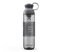 Promixx Bouteille d'eau FORM Nouvelle édition pour infusions et hydratation, grande bouteille de sport, couvercle anti-fuite, sans BPA, 760 ml, gris graphite
