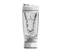 Promixx Original Shaker Bouteille - Alimenté par piles pour des boissons protéinées lisses - Sans BPA, Tasse de 600 ml (Blanc)