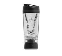 Promixx Original Shaker Bouteille - Alimenté par piles pour des boissons protéinées lisses - Sans BPA, Tasse de 600 ml (Noir)