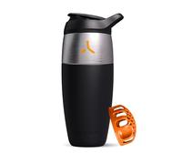 Promixx PURSUIT Bouteille Shaker Premium - Bouteille shaker de protéines à paroi unique en acier inoxydable - Durable, Couvercle Etanche, Sans Odeur