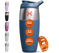 Promixx PURSUIT Bouteille Shaker Premium - Bouteille shaker de protéines à paroi unique en acier inoxydable - Durable, Couvercle Etanche, Sans Odeur