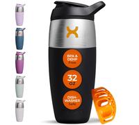 Promixx PURSUIT Bouteille Shaker Premium - Bouteille shaker de protéines à paroi unique en acier inoxydable - Durable, Couvercle Etanche, Sans Odeur