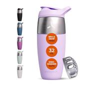 Promixx PURSUIT Bouteille Shaker Premium - Bouteille shaker de protéines à paroi unique en acier inoxydable - Durable, Couvercle Etanche, Sans Odeur