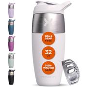 Promixx PURSUIT Bouteille Shaker Premium - Bouteille shaker de protéines à paroi unique en acier inoxydable - Durable, Couvercle Etanche, Sans Odeur