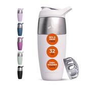 Promixx PURSUIT Bouteille Shaker Premium - Bouteille shaker de protéines à paroi unique en acier inoxydable - Durable, Couvercle Etanche, Sans Odeur