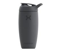 Promixx PURSUIT shaker à protéines nouvelle édition - Bouteille de mélange isolée en acier inoxydable - facile à nettoyer et durable, 550ml, Gris Graphite