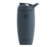 Promixx PURSUIT shaker à protéines nouvelle édition - Bouteille de mélange isolée en acier inoxydable - facile à nettoyer et durable, 550ml, Bleu Nuit