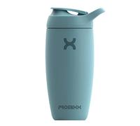 Promixx PURSUIT shaker à protéines nouvelle édition - Bouteille de mélange isolée en acier inoxydable - facile à nettoyer et durable, 550ml, Vert Jonc de Mer.