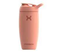 Promixx PURSUIT shaker à protéines nouvelle édition - Bouteille de mélange isolée en acier inoxydable - facile à nettoyer et durable, 550ml, Corail