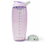 PROMIXX Pursuit shaker protéiné 950ml, Ecozen, Lilas | Mélangeur silencieux Snap-Fit pour shakes sans grumeaux, étanche, sans BPA, Ecozen avec graduations pour le fitness