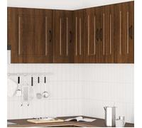 ""Promo 2026""1 pcs Armoire/Cabinet/Placard d'angle - SARAZYJ - meuble de cuisine - Fixation murale - Kalmar chêne marron - S6852441