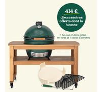 PROMO - Big Green Egg XL sur table eucalyptus