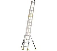 ECHELLES COULISSANTES C2 STAB' 2x16 BARREAUX 4m65/8m DUARIB - 610416