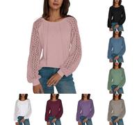Promo Commande en Cours Chemise De Noël Femme Chemisier Noir Coton Tee Shirt Long XL Vêtements Style Coréen Fille Manche Longue Vetements Chic Et Elegant Sweat Ethnique Pull Épaules Dénudées