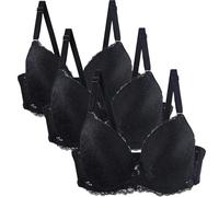 Promo Commandes en Cours Soutien Gorge sans Armature Leger Maintien Fort Bande Femme Enceinte d'allaitement Coton Brassiere Allaitement Dentelle Ultra Coussinet pour Sport Bralette avec Lot De 5