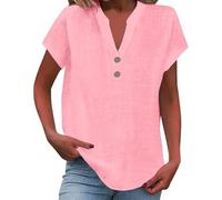 Promo du Jour Tee Shirt Femme Sport Violet Chemisier Jaune Clair Blouse Toilettage Canin Tunique Boheme Legere T Octobre Rose Col V Body Blanc en Coton Vetement De Sexy Chemise Ete Manche Courte