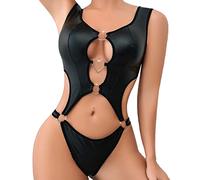 Promo Et Ventes Flash Dessous Feminin Sexy Lingerie Dentelle Sexy Tenue Strass Et Paillette Femme Body Transparent Femme sans Manche Vetements Blanc Femme Ma Commande en Cours Soldes