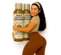 PROMO - Huile de Fenugrec Française 2x100ml - Format Économique - Grossir les Fesses, la Poitrine & les Hanches - Qualité Premium - I Love My Popotin