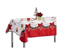 Nappe de noël Anti tâches 150x240 cm CLOCHE
