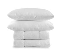 Promo Linge Pack de rentrée Confort Premium - Couette Medium 220x240cm + Lot de 2 oreillers Polyester 60x60cm - Idéal pour Les étudiants ou Professionnels