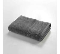 Promo Linge Serviette de Douche éponge - Drap de Douche 100% Coton 500g/m² - Serviette de Bain 70x130cm très absorbante et Douce - Oeko-TEX® - Anthracite