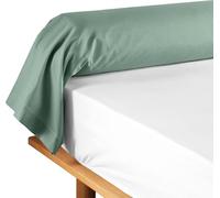 Promo Linge - Taie de Traversin 85x185 cm Lina - 100% Coton Doux et Respirant - Entretien Facile - Confort Naturel - Certifié Oeko-TEX - Housse Traversin Lit Adulte ou Enfant (Vert Sauge)