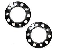 Promo Link 2 copribulloni universali pour camion, en plastique, couleur noir