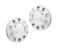 Promo Link Lot de 2 enjoliveurs de roue pour camion - Essieu arrière - En acier inoxydable V2A - 22,5"