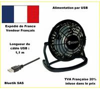 PROMO Lot Revendeur Déstockage 100 MINI VENTILATEUR de bureau USB Diam 96 mm PC [EEK: A]