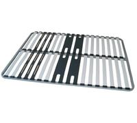 Promo Matelas - Sommier Cadre Lattes Morphologiques - Gris - 160 X 200 Cm