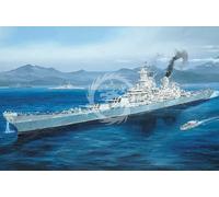 Hobbyboss HBB86516 Kit de maquette à l'échelle 1:350-USS Missouri BB-63, couleur moulée