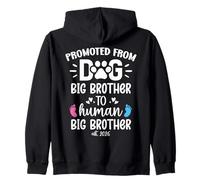 Promoted from Dog Big Brother to Human Brother est. 2026 Bro Sweat à Capuche